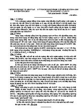 Kì thi chọn học sinh giỏi năm học 2014 - 2015 - Đề thi môn Vật lý lớp 9